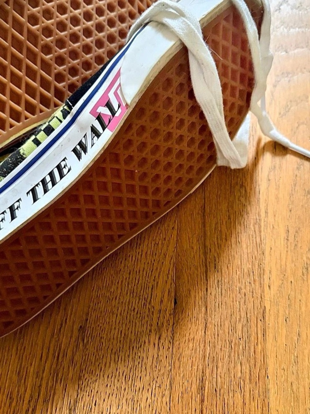Vans Sk8-Hi Prep Retro Pink Green Yellow High Top Sneakers M 8.5 W 10 - Picture 4 of 6